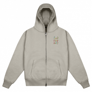 Hoodie - embroidered "fuck that shit (understated)